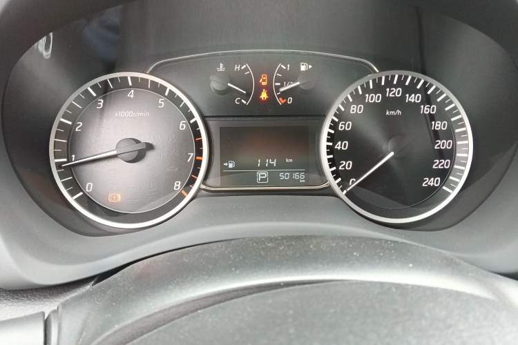 Used Nissan Sylphy 2019 Classic 1.6XE CVT Comfort Edition Odometer Close Up