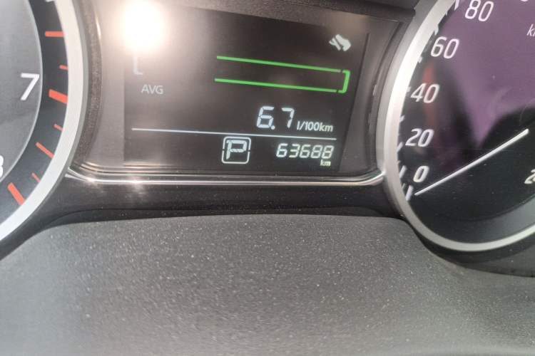 Used Nissan Sylphy 2019 Classic 1.6XE CVT Comfort Edition Odometer Close Up