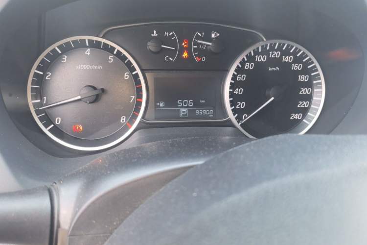 Used Nissan Sylphy 2019 Classic 1.6XL CVT Luxury Edition Odometer Close Up