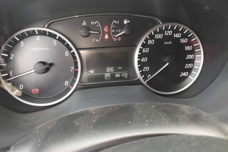 Used Nissan Sylphy 2019 Classic 1.6XE CVT Comfort Edition Odometer Close Up