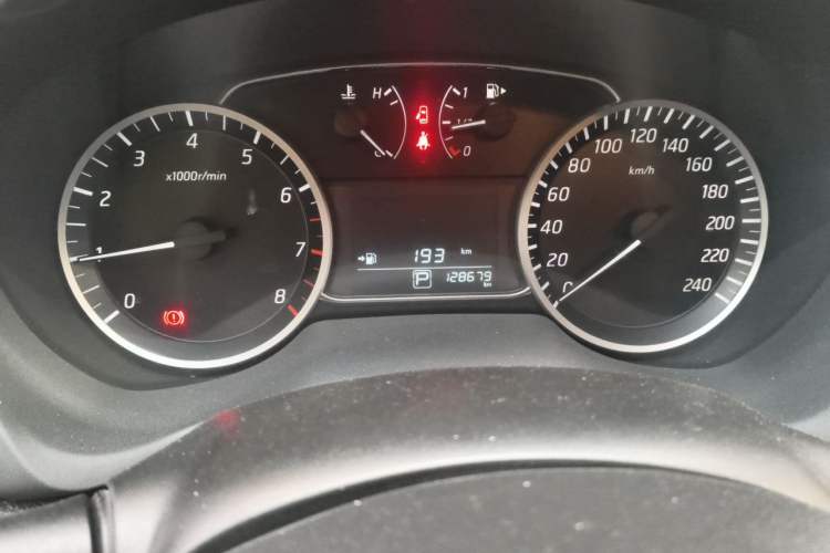 Used Nissan Sylphy 2019 Classic 1.6XL CVT Luxury Edition Odometer Close Up