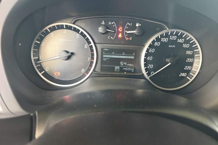 Used Nissan Sylphy 2019 Classic 1.6XL CVT Luxury Edition Odometer Close Up