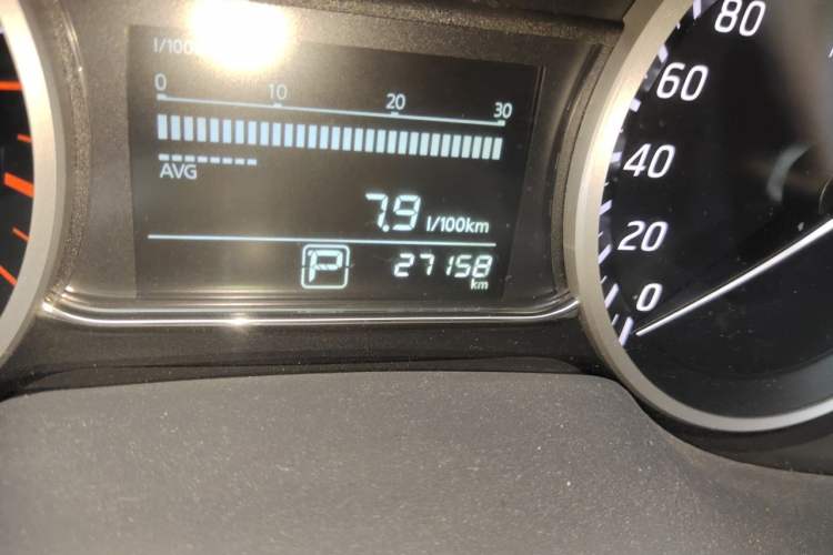 Used Nissan Sylphy 2019 Classic 1.6XL CVT Luxury Edition Odometer Close Up