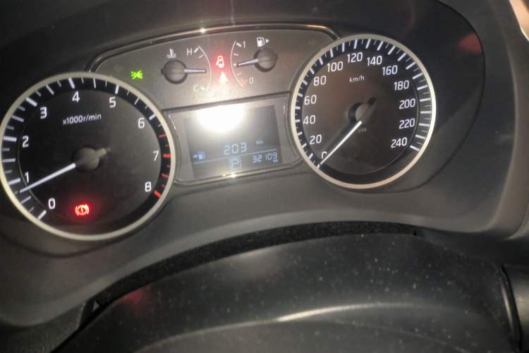 Used Nissan Sylphy 2019 Classic 1.6XE CVT Comfort Edition Odometer Close Up