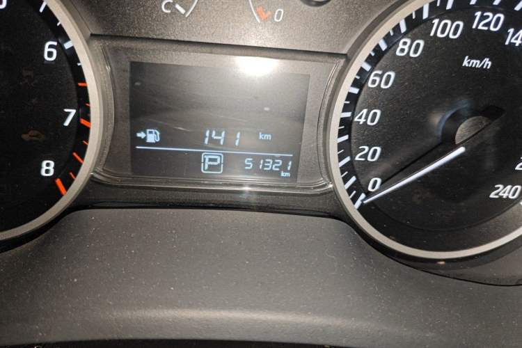 Used Nissan Sylphy 2019 Classic 1.6XL CVT Luxury Edition Odometer Close Up