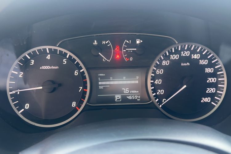 Used Nissan Sylphy 2019 Classic 1.6XE CVT Comfort Edition Odometer Close Up