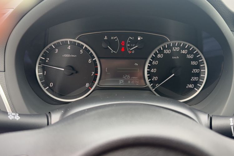 Used Nissan Sylphy 2019 Classic 1.6XL CVT Luxury Edition Odometer Close Up