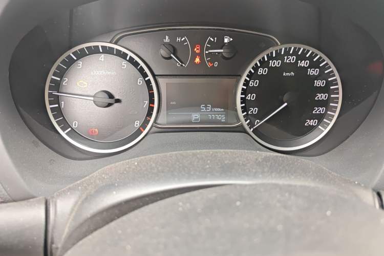Used Nissan Sylphy 2019 Classic 1.6XE CVT Comfort Edition Odometer Close Up