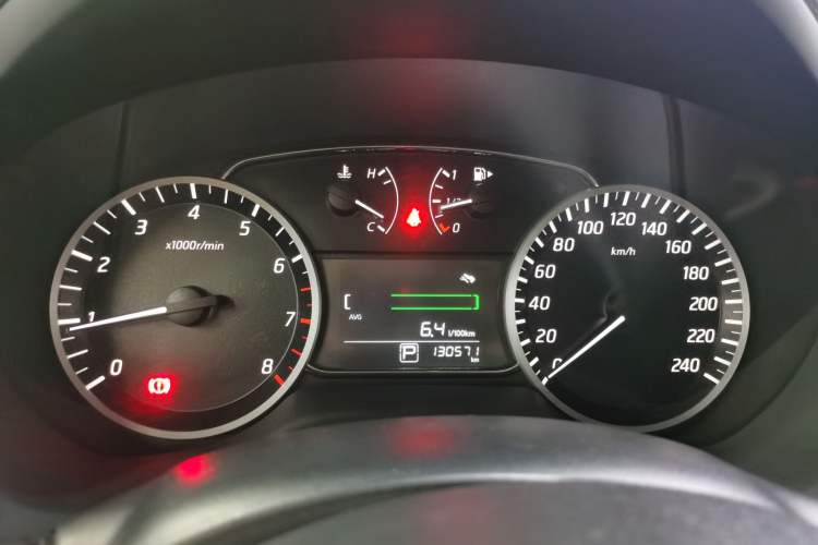 Used Nissan Sylphy 2019 Classic 1.6XE CVT Comfort Edition Odometer Close Up