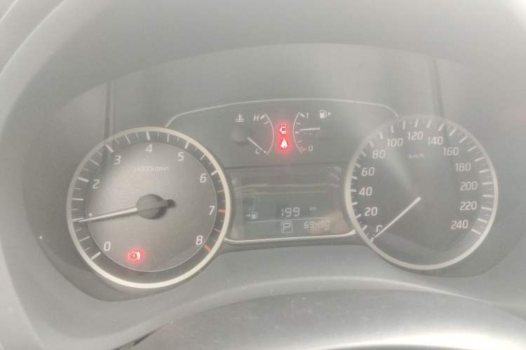 Used Nissan Sylphy 2019 Classic 1.6XL CVT Luxury Edition Odometer Close Up