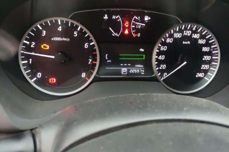 Used Nissan Sylphy 2019 Classic 1.6XE CVT Comfort Edition Odometer Close Up