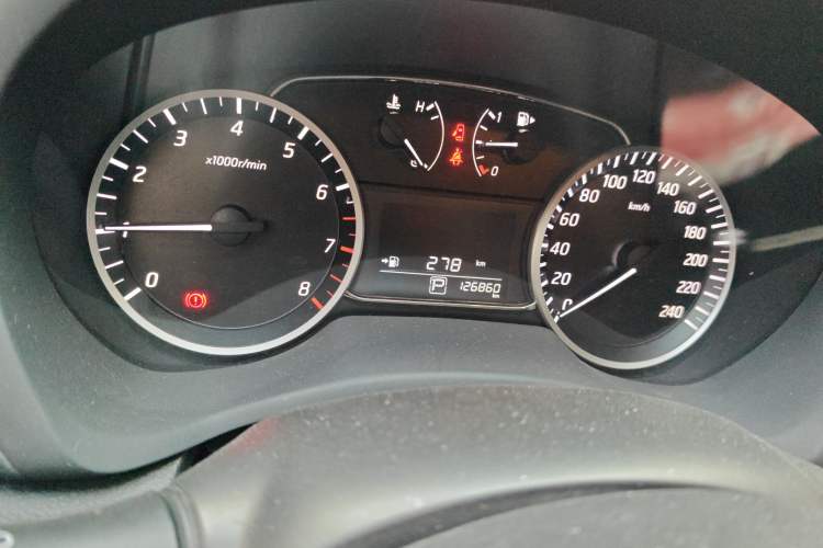 Used Nissan Sylphy 2019 Classic 1.6XE CVT Comfort Edition Odometer Close Up