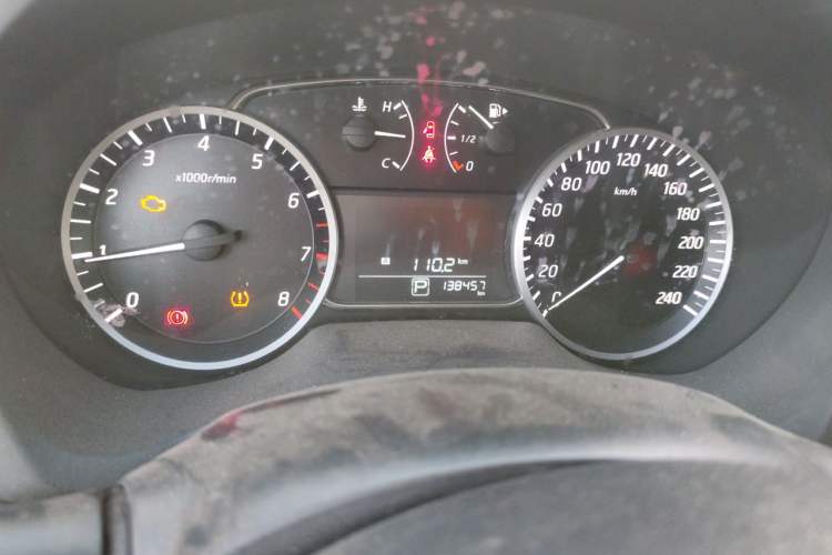 Used Nissan Sylphy 2019 Classic 1.6XE CVT Comfort Edition Odometer Close Up