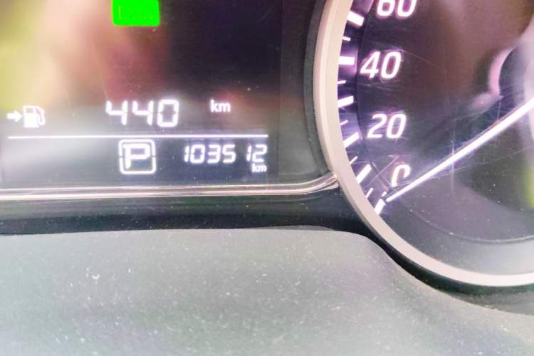 Used Nissan Sylphy 2019 Classic 1.6XE CVT Comfort Edition Odometer Close Up