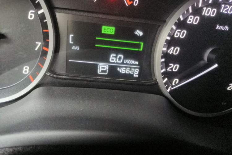 Used Nissan Sylphy 2019 Classic 1.6XE CVT Comfort Edition Odometer Close Up
