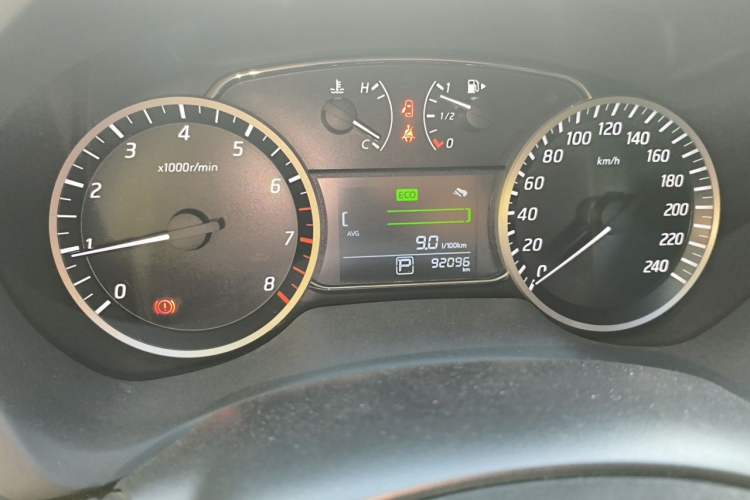 Used Nissan Sylphy 2019 Classic 1.6XE CVT Comfort Edition Odometer Close Up