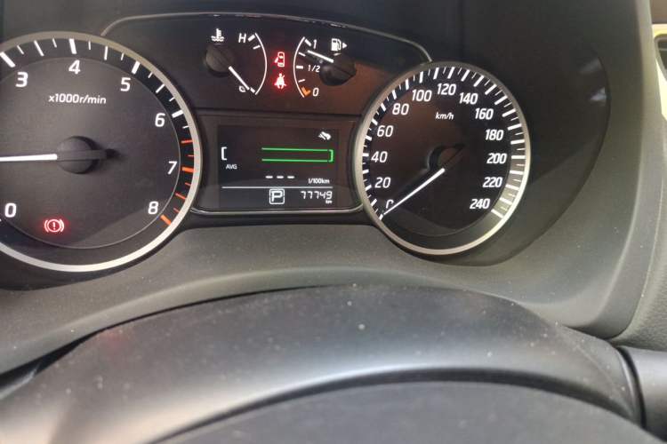 Used Nissan Sylphy 2019 Classic 1.6XL CVT Luxury Edition Odometer Close Up