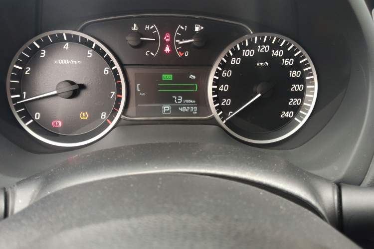 Used Nissan Sylphy 2019 Classic 1.6XL CVT Luxury Edition Odometer Close Up