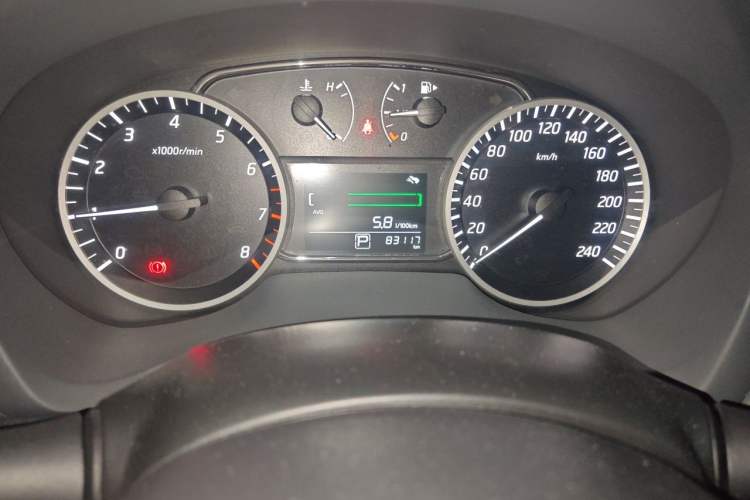 Used Nissan Sylphy 2019 Classic 1.6XL CVT Luxury Edition Odometer Close Up