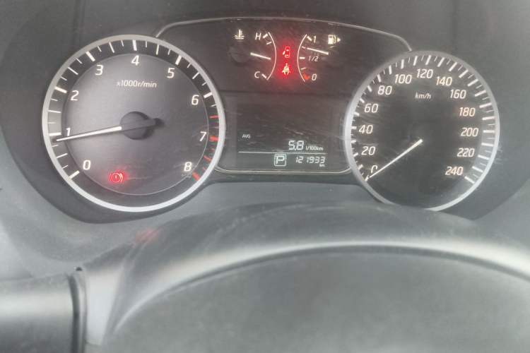 Used Nissan Sylphy 2019 Classic 1.6XE CVT Comfort Edition Odometer Close Up