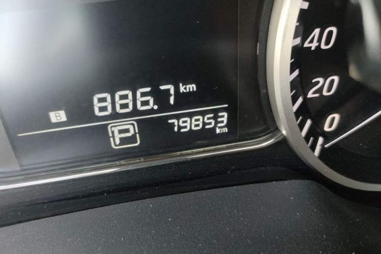 Used Nissan Sylphy 2019 Classic 1.6XE CVT Comfort Edition Odometer Close Up