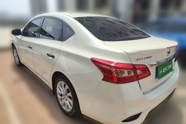 Used Nissan Sylphy 2019 1.6XV CVT Smart Connect Luxury Edition China V Standard Rear Left 45 Deg