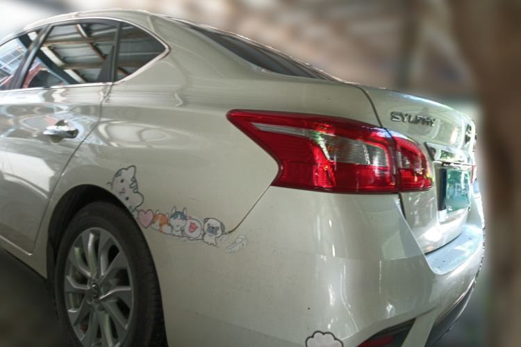 Used Nissan Sylphy 2019 1.6XV CVT Smart Connect Luxury Edition China VI Standard Rear Left 45 Deg
