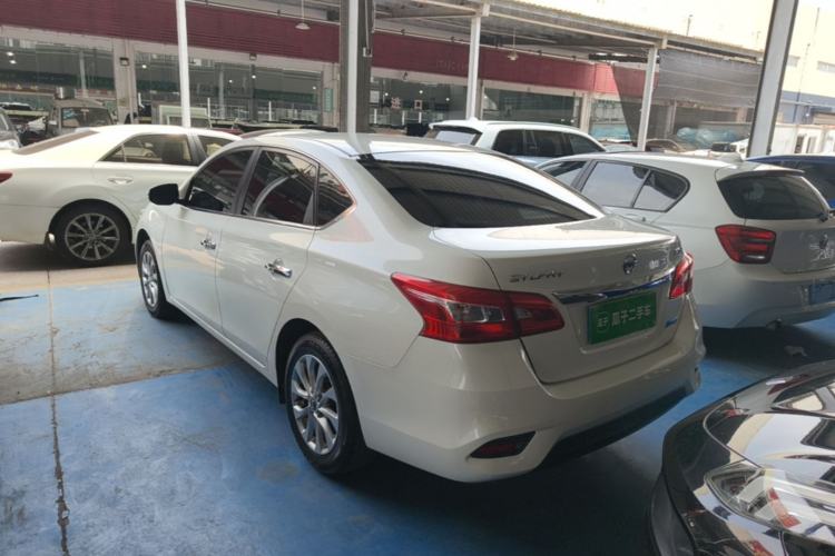 Used Nissan Sylphy 2019 1.6XV CVT Smart Connect Luxury Edition China VI Standard Rear Left 45 Deg