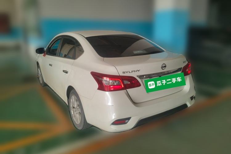 Used Nissan Sylphy 2019 1.6XV CVT Smart Connect Luxury Edition China V Standard Rear Left 45 Deg