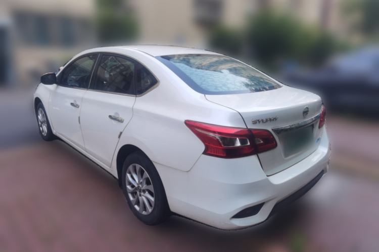 Used Nissan Sylphy 2019 1.6XV CVT Smart Connect Luxury Edition China VI Standard Rear Left 45 Deg