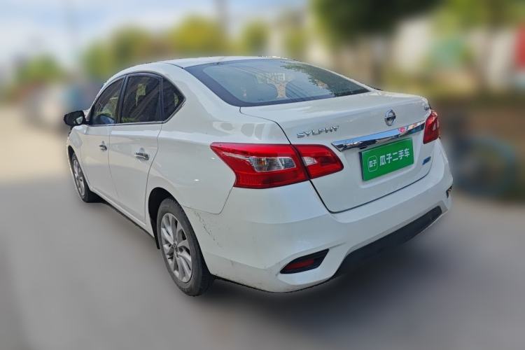 Used Nissan Sylphy 2019 1.6XV CVT Smart Connect Luxury Edition China V Standard Rear Left 45 Deg
