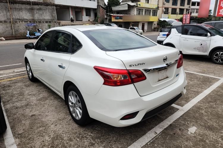 Used Nissan Sylphy 2019 1.6XV CVT Smart Connect Luxury Edition China VI Standard Rear Left 45 Deg