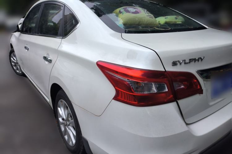 Used Nissan Sylphy 2019 1.6XV CVT Smart Connect Luxury Edition China VI Standard Rear Left 45 Deg