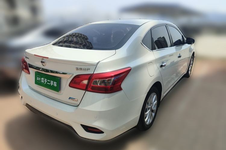 Used Nissan Sylphy 2019 1.6XV CVT Smart Connect Luxury Edition China V Standard Rear Right 45 Deg
