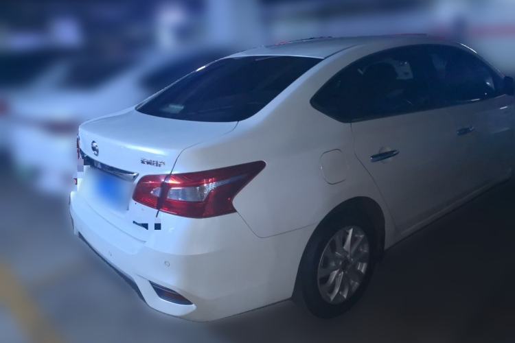 Used Nissan Sylphy 2019 1.6XV CVT Smart Connect Luxury Edition China VI Standard Rear Right 45 Deg