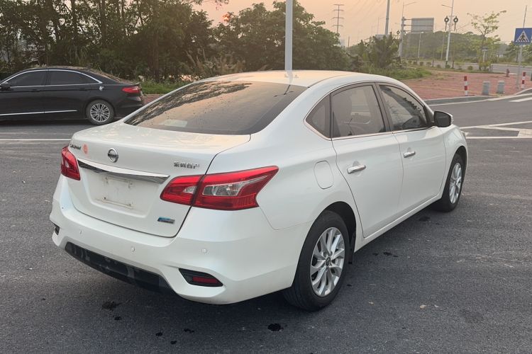 Used Nissan Sylphy 2019 1.6XV CVT Smart Connect Luxury Edition China VI Standard Rear Right 45 Deg