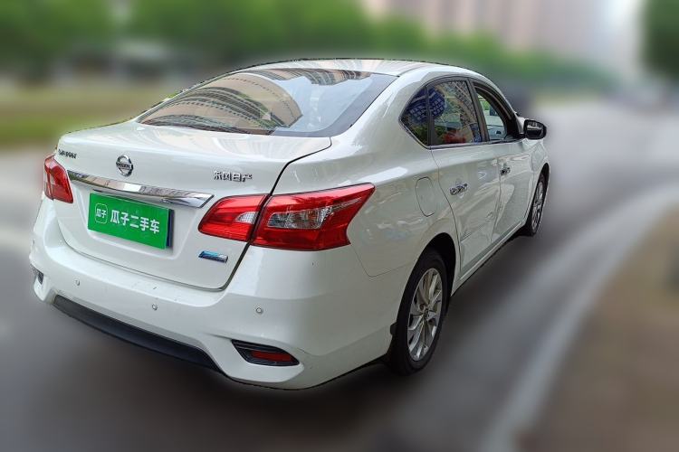 Used Nissan Sylphy 2019 1.6XV CVT Smart Connect Luxury Edition China VI Standard Rear Right 45 Deg