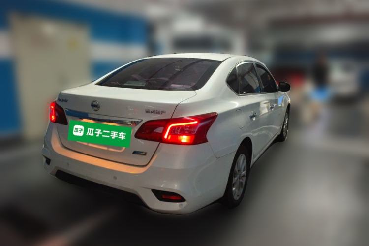 Used Nissan Sylphy 2019 1.6XV CVT Smart Connect Luxury Edition China VI Standard Rear Right 45 Deg