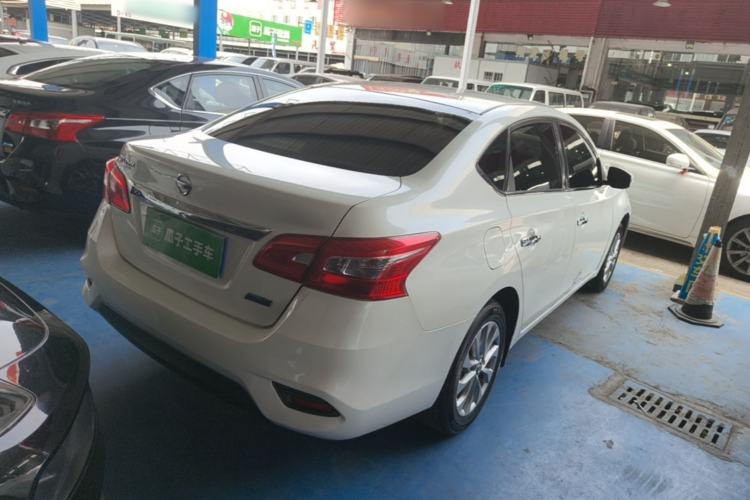 Used Nissan Sylphy 2019 1.6XV CVT Smart Connect Luxury Edition China VI Standard Rear Right 45 Deg