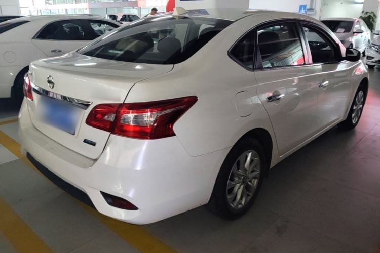 Used Nissan Sylphy 2019 1.6XV CVT Smart Connect Luxury Edition China VI Standard Rear Right 45 Deg