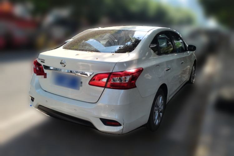 Used Nissan Sylphy 2019 1.6XV CVT Smart Connect Luxury Edition China V Standard Rear Right 45 Deg