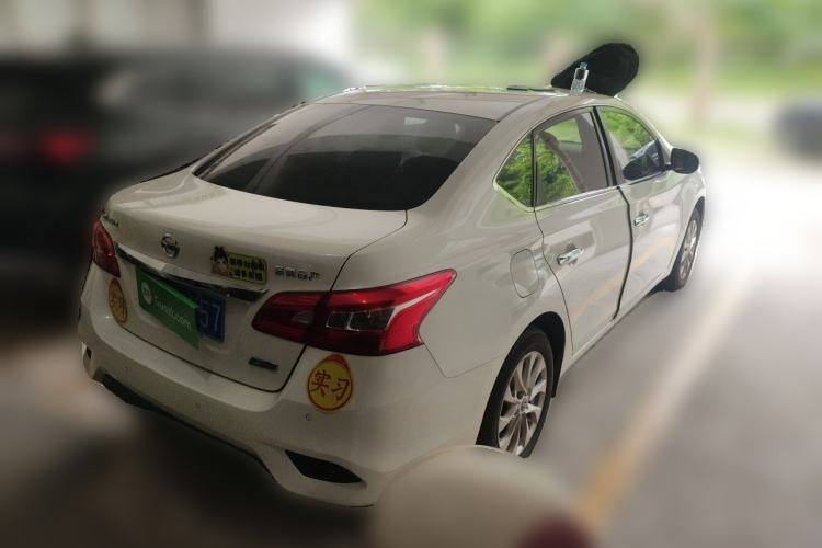 Used Nissan Sylphy 2019 1.6XV CVT Smart Connect Luxury Edition China VI Standard Rear Right 45 Deg