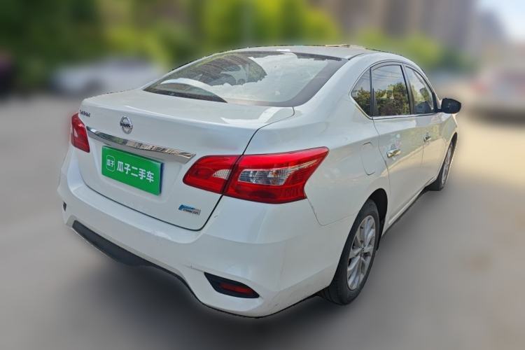 Used Nissan Sylphy 2019 1.6XV CVT Smart Connect Luxury Edition China V Standard Rear Right 45 Deg