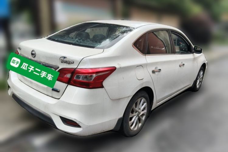 Used Nissan Sylphy 2019 1.6XV CVT Smart Connect Luxury Edition China V Standard Rear Right 45 Deg