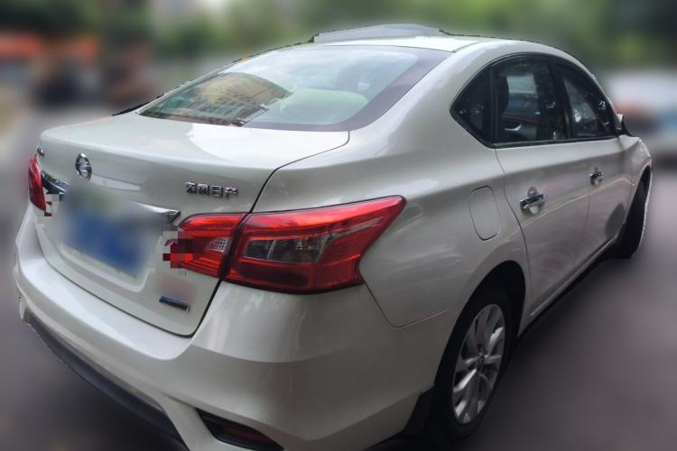 Used Nissan Sylphy 2019 1.6XV CVT Smart Connect Luxury Edition China VI Standard Rear Right 45 Deg