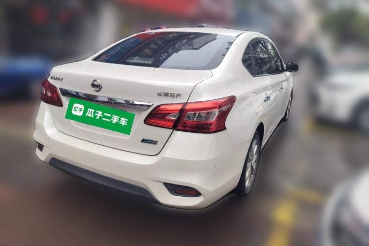 Used Nissan Sylphy 2019 1.6XV CVT Smart Connect Luxury Edition China VI Standard Rear Right 45 Deg