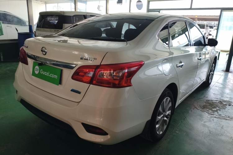 Used Nissan Sylphy 2019 1.6XV CVT Smart Connect Luxury Edition China VI Standard Rear Right 45 Deg