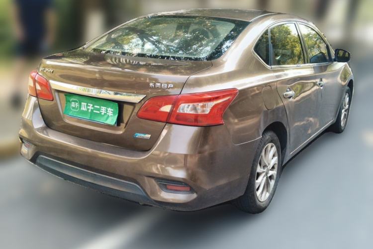 Used Nissan Sylphy 2019 1.6XV CVT Smart Connect Luxury Edition China V Standard Rear Right 45 Deg