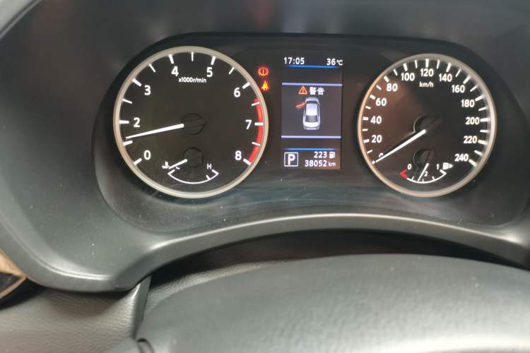 Used Nissan Sylphy 2020 1.6L XL CVT Enjoyment Edition Odometer Close Up