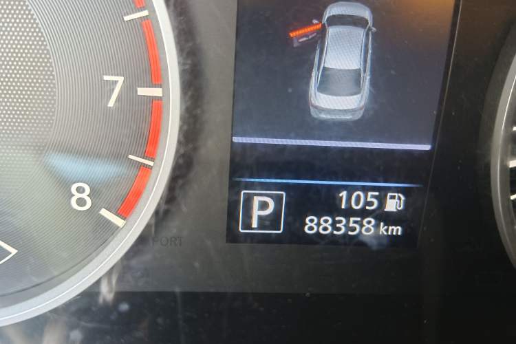 Used Nissan Sylphy 2020 Revised Version 1.6L XL CVT Smart Enjoyment Edition Odometer Close Up